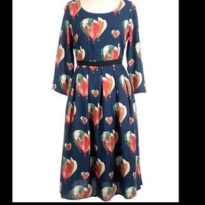 Frock Shop Navy Balloon A-line dress sz. Xl